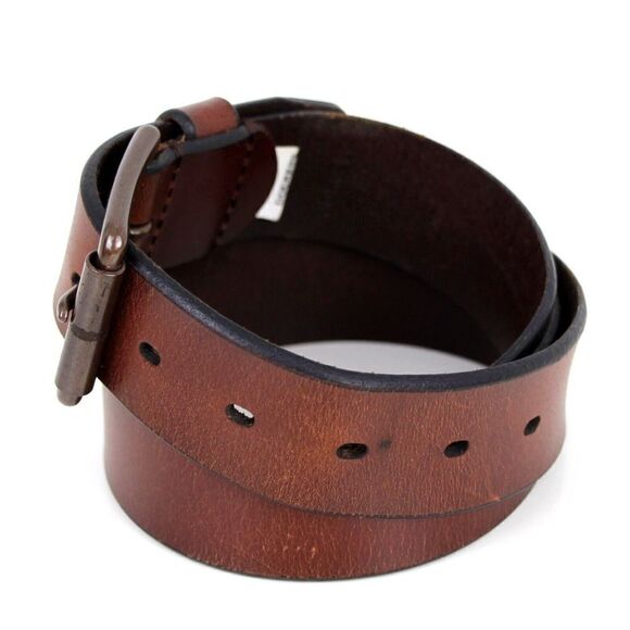 DOCKERS BROWN GENUINE LEATHER 1 3/8"Wd CASUAL DRESS MEN'S BELT Sz 38/95 (G69 - Picture 3 of 14